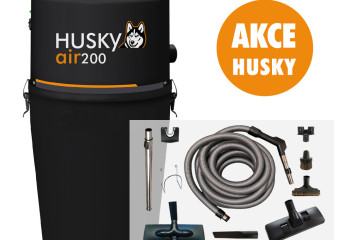 Centrální vysavač HUSKY AIR 200 BLACK EDITION